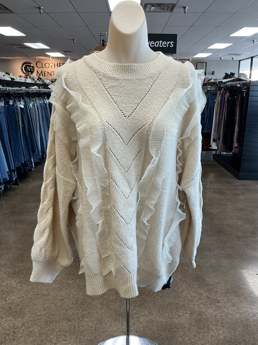 Sweater By Molly Bracken In Tan, Size:M