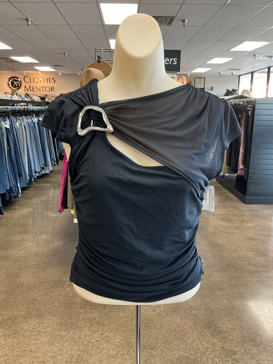 Top Ss By Anthropologie In Black, Size:M