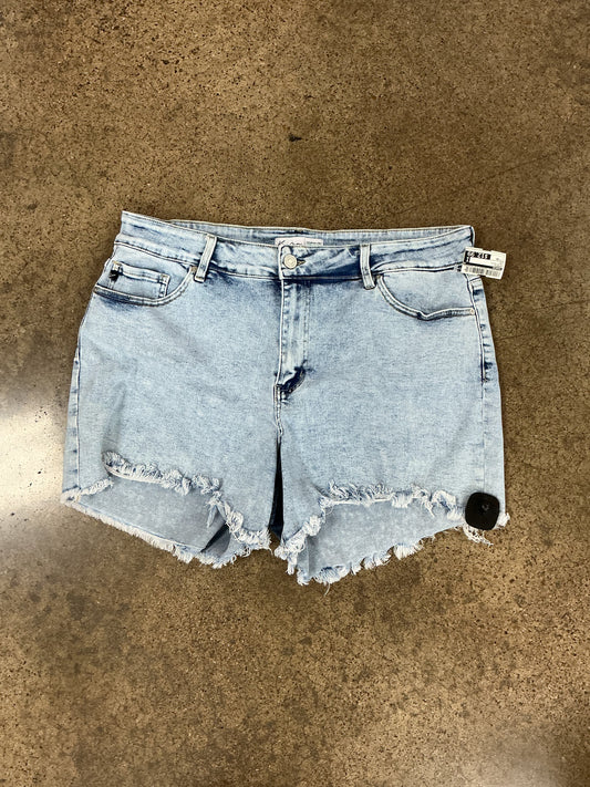 Shorts By Kancan In Blue Denim, Size:20