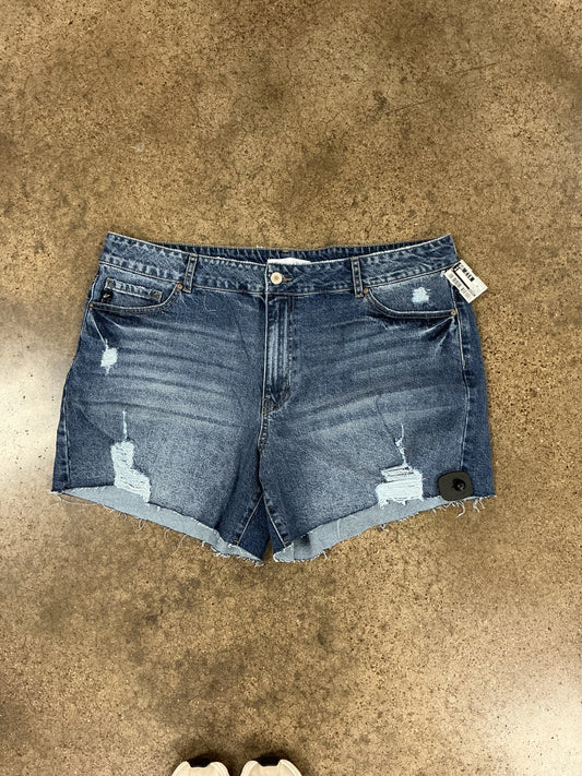 Shorts By Kancan In Blue Denim, Size:20