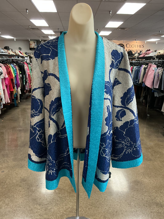 Shawl By Chicos In Blue, Size:L