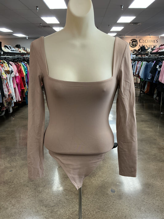 Bodysuit By Babaton In Tan, Size:S