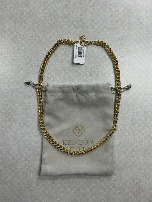 Necklace Designer By Kendra Scott In Gold