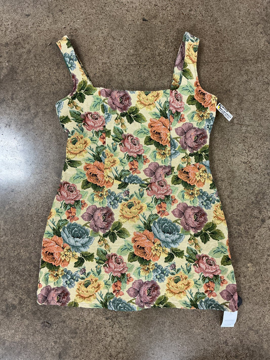 Dress Party Short By Pretty Little Thing In Floral Print, Size:12