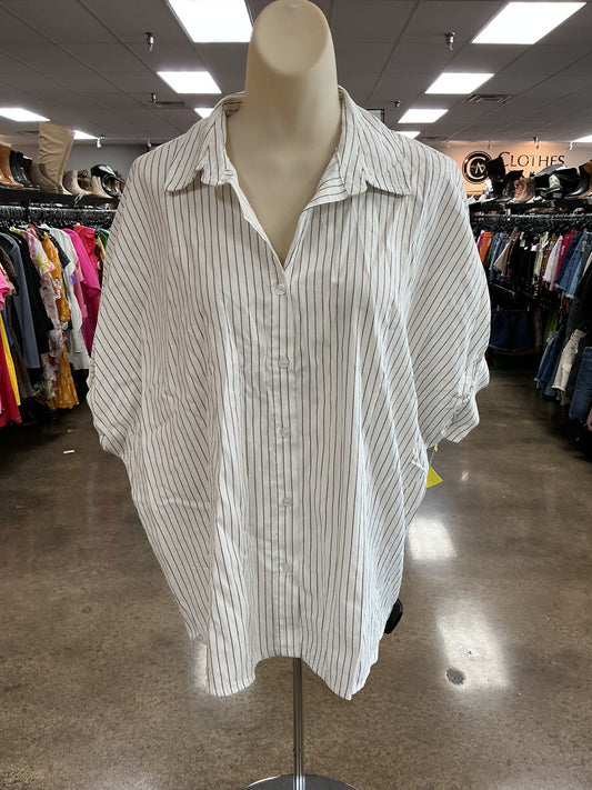 Top Ss By Polagram In Striped Pattern, Size:M