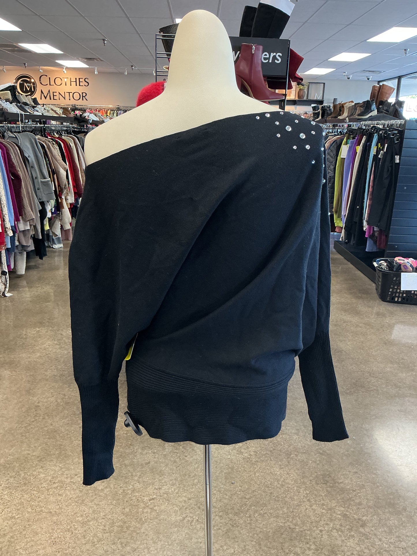 Top Ls By Bebe In Black, Size:M