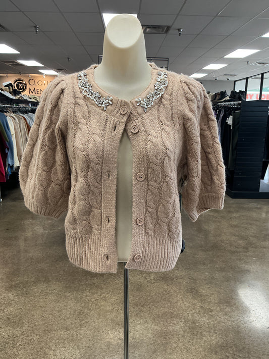 Sweater Ss By Cece In Tan, Size:S