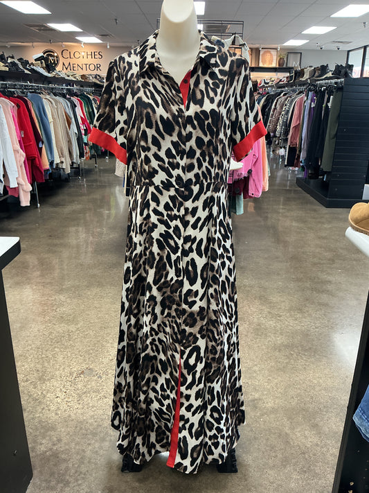 Dress Casual Maxi By Clothes Mentor In Animal Print, Size:M