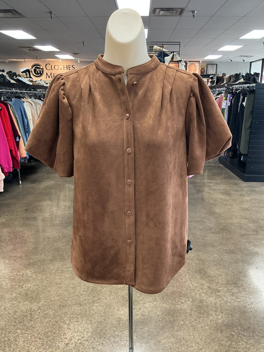 Top Ss By Industry In Brown, Size:S
