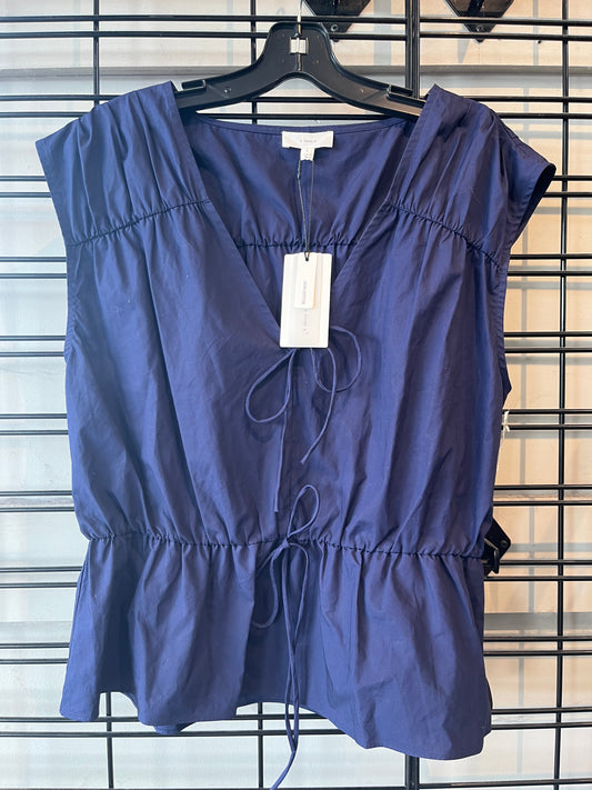 Top Sleeveless By A Loves A In Navy, Size:L