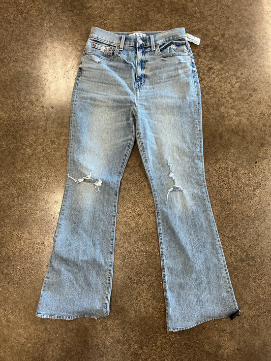 Jeans Flared By Daze Denim In Blue Denim, Size:8