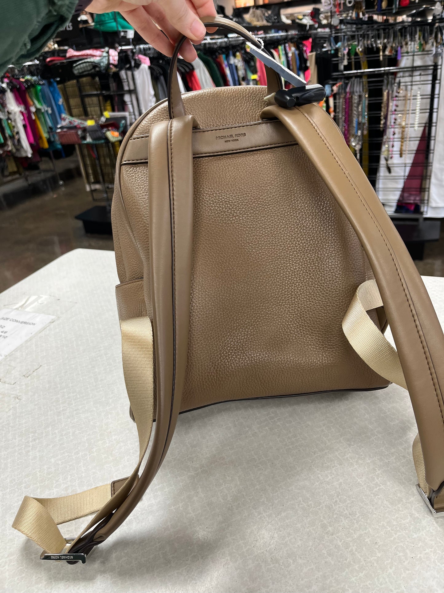 Backpack Designer By Michael Kors In Brown, Size:Medium