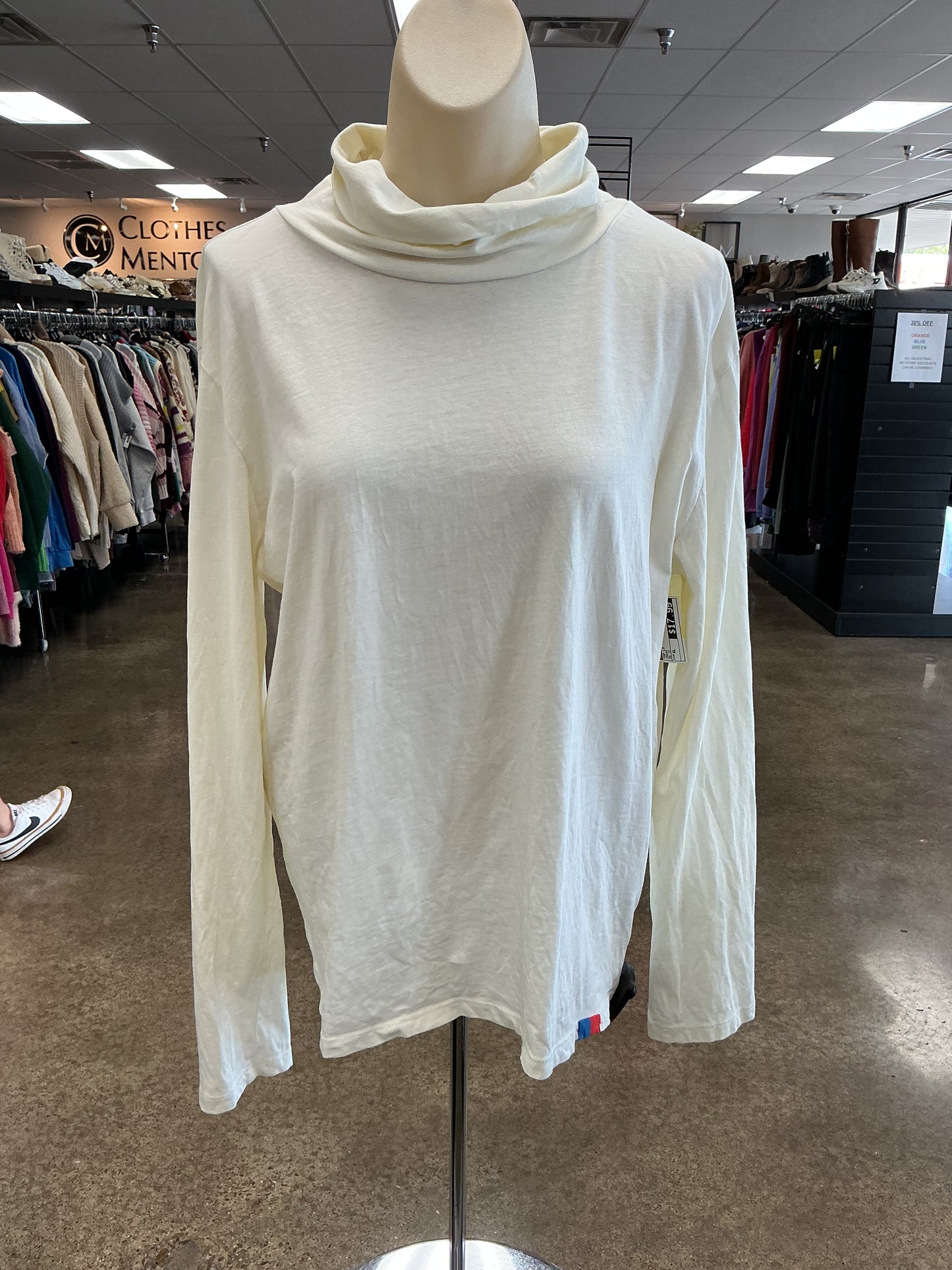Top Ls By Kule In Cream, Size:Xl