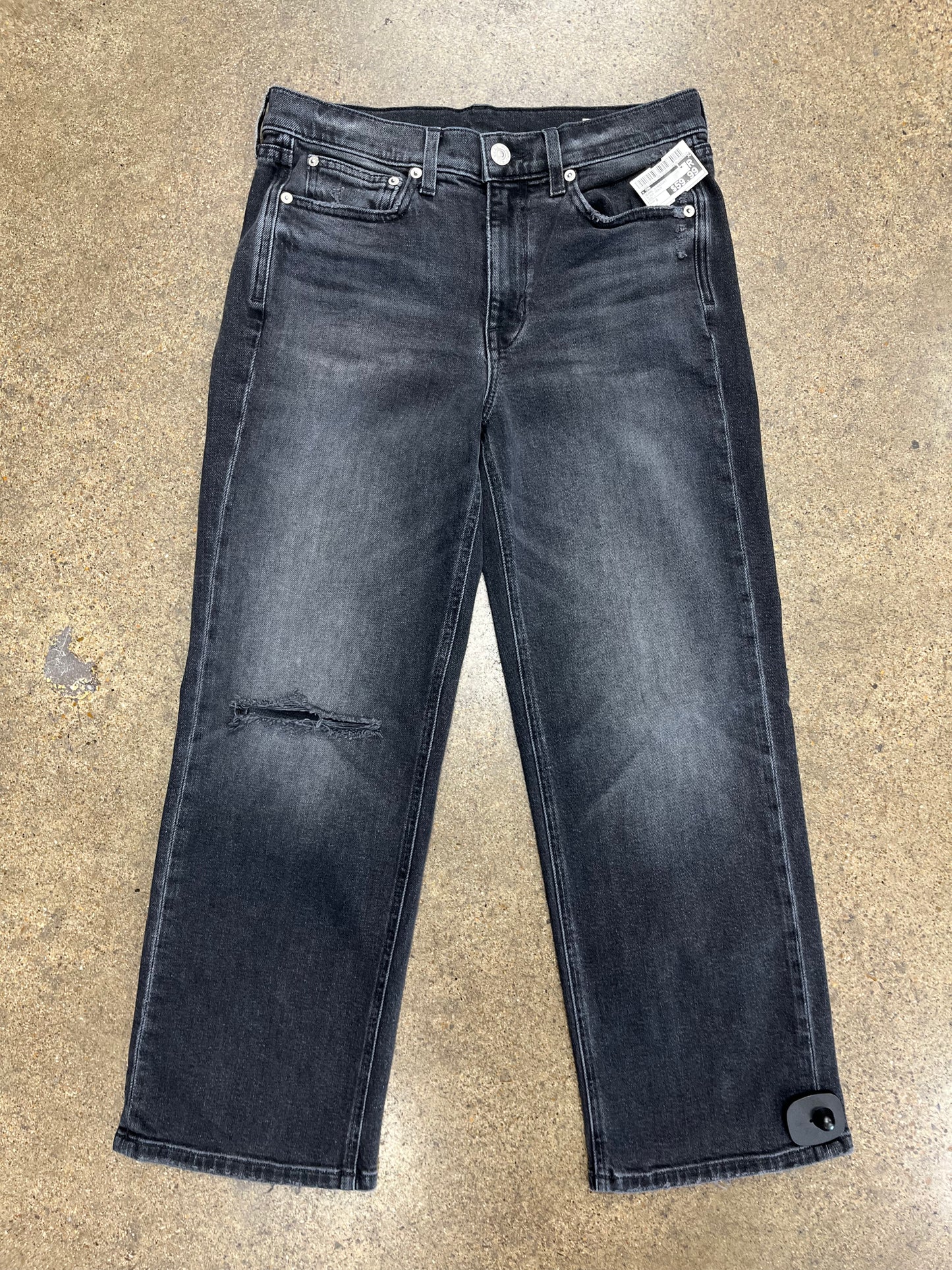 Jeans Straight By Cma In Black Denim, Size:8