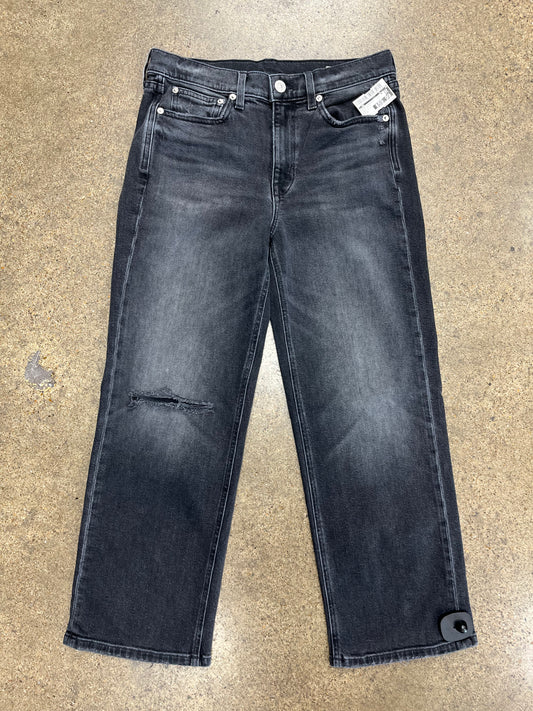 Jeans Straight By Cma In Black Denim, Size:8