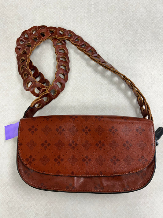 Crossbody Designer By Patricia Nash In Brown, Size:Small