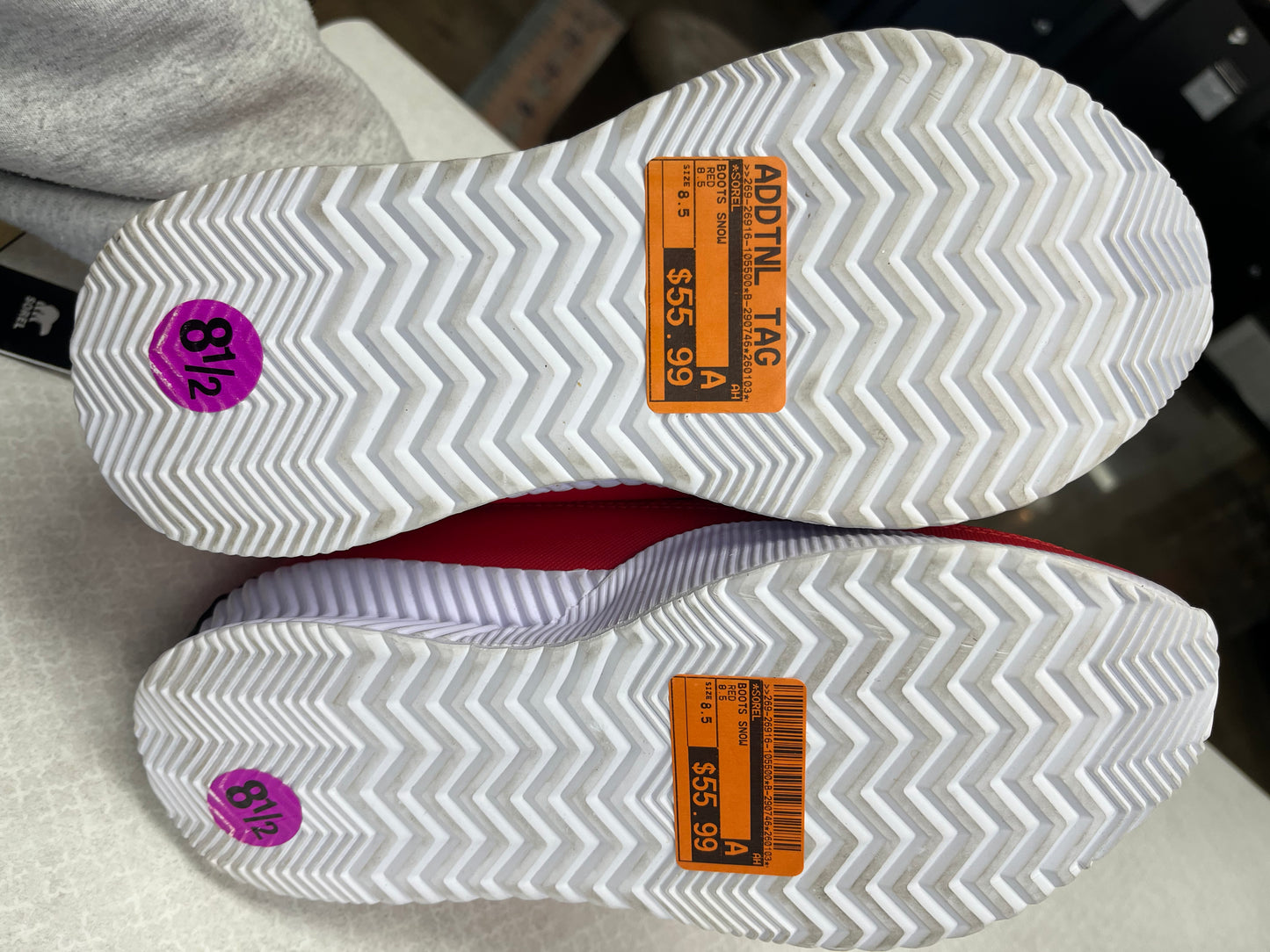 Boots Snow By Sorel In Red, Size:8.5