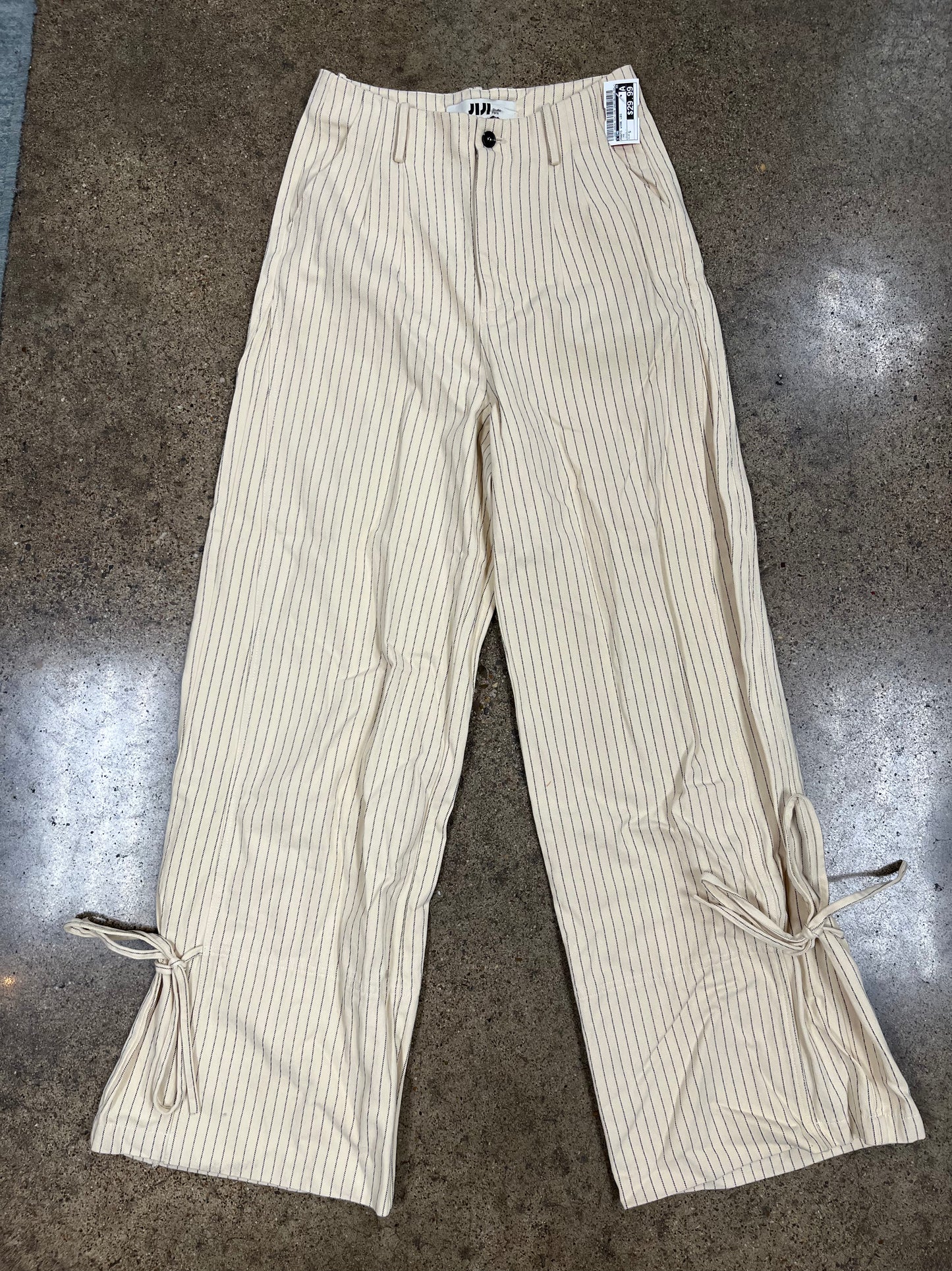 Pants Wide Leg By Cmb In Tan, Size:S