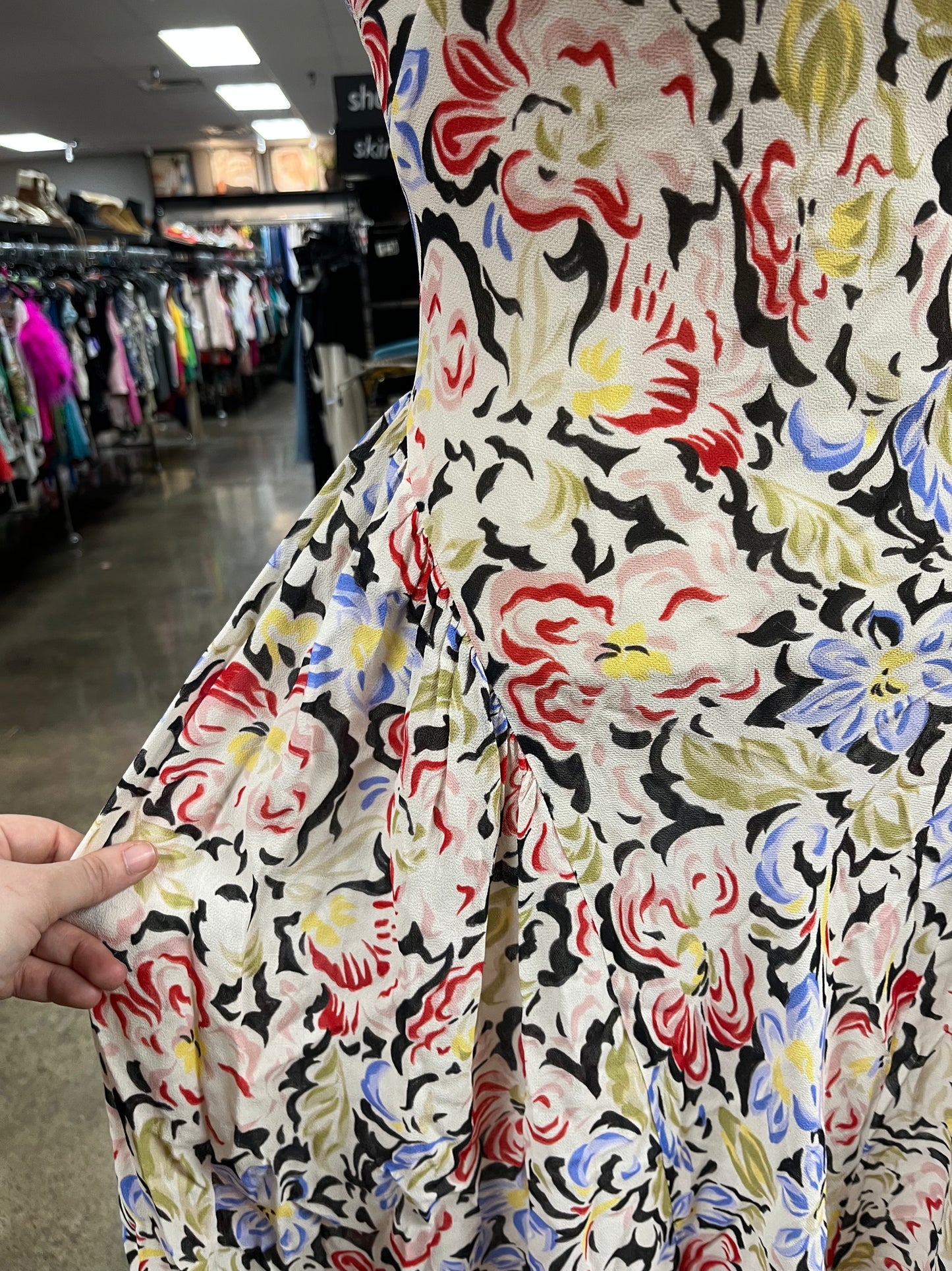 Dress Casual Maxi By Clothes Mentor In Floral Print, Size:Xs