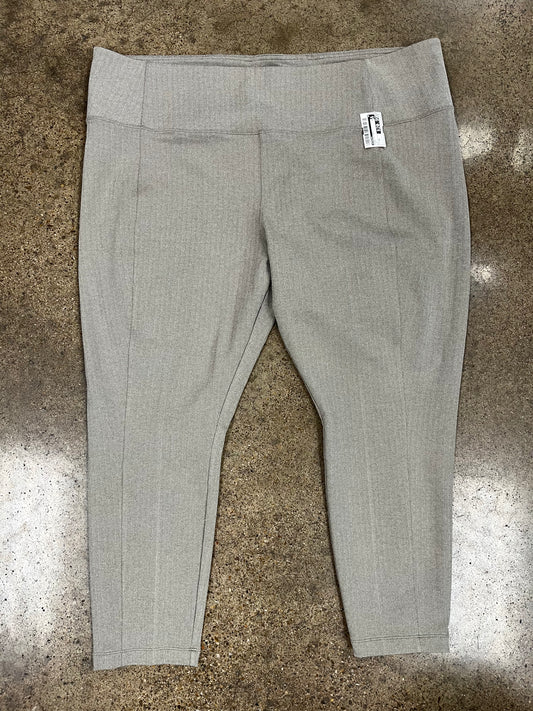 Athletic Pants By Athleta In Taupe, Size:3X