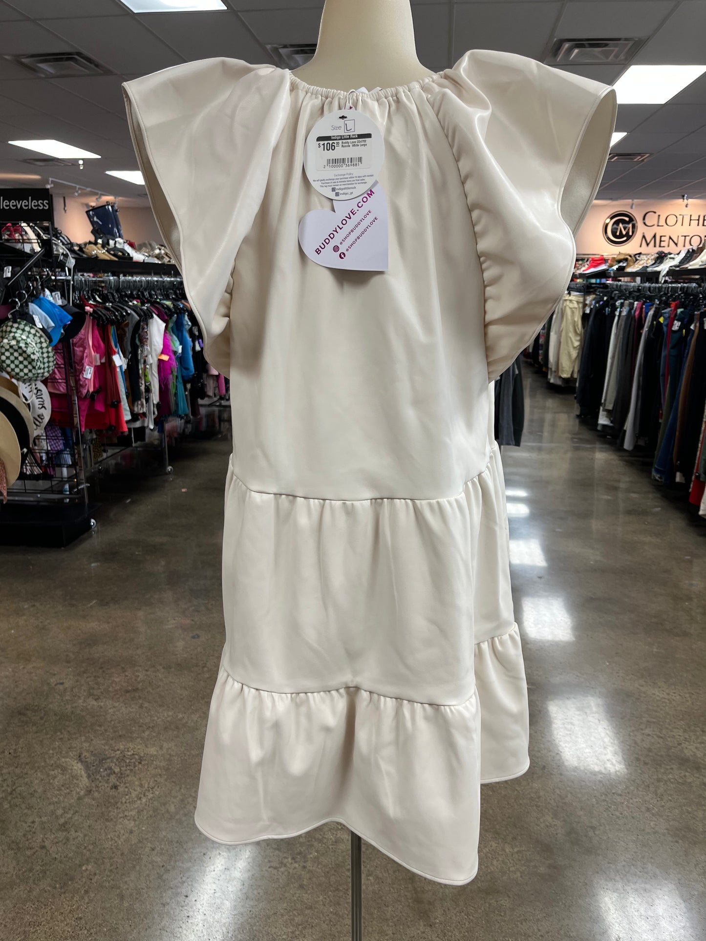 Dress Casual Short By Buddy Love In Cream, Size:L