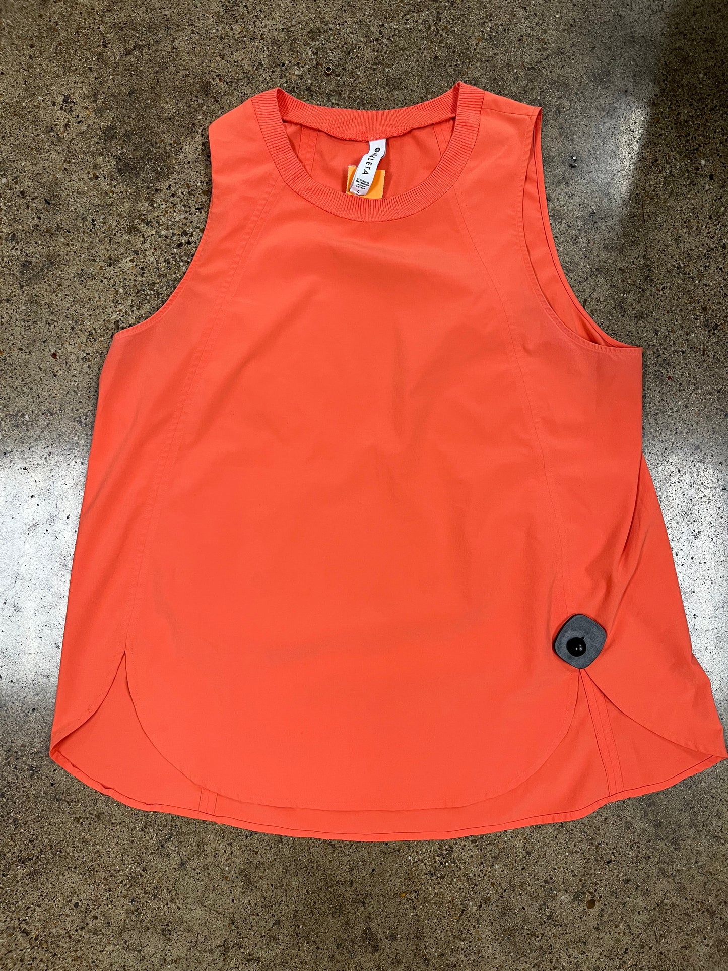 Athletic Tank Top By Athleta In Orange, Size:L