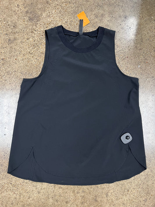 Athletic Tank Top By Athleta In Black, Size:L