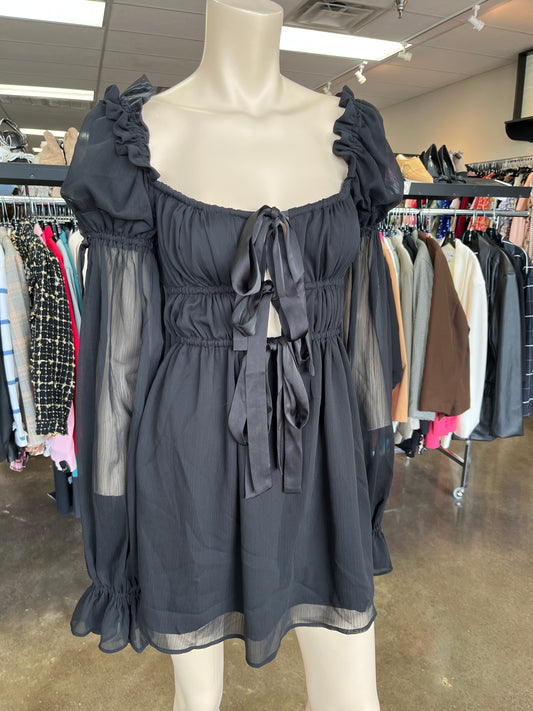 Dress Casual Short By Clothes Mentor In Black, Size:S