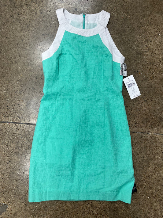 Dress Casual Short By Lauren James In Green & White, Size:Xs