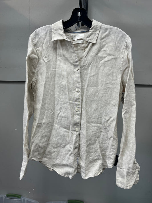 TOP LS by J. CREW In TAN, Size: S