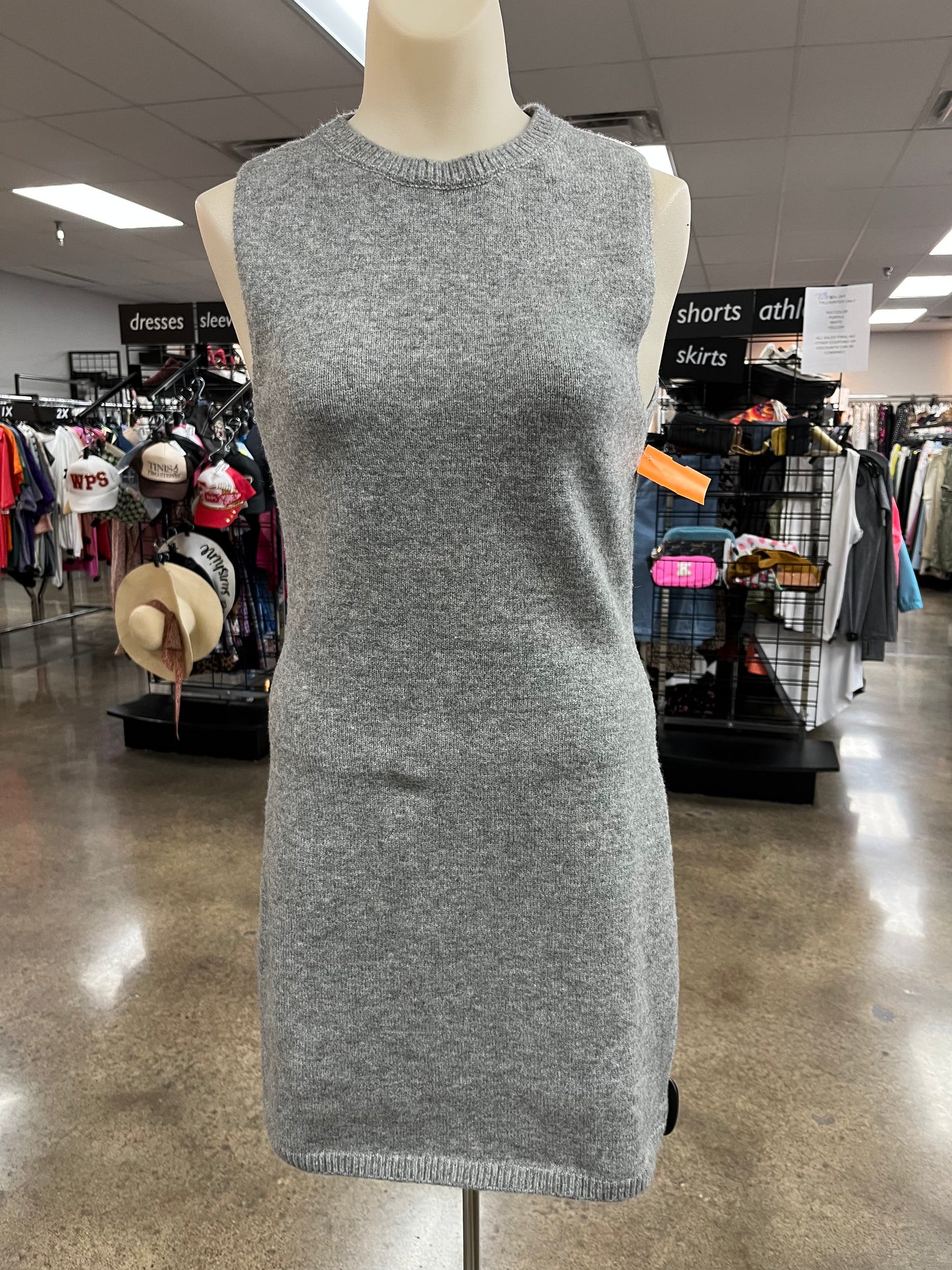 Dress Sweater By Zara In Grey, Size:M