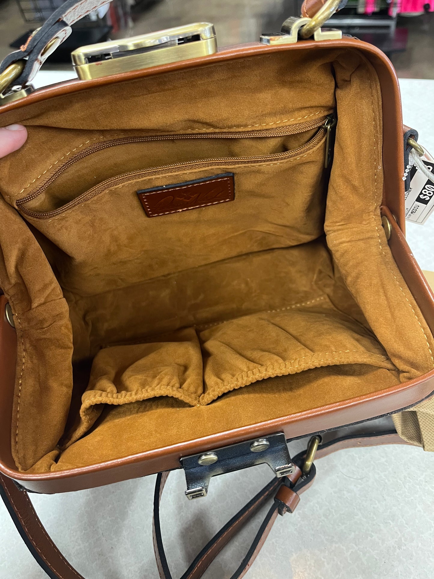 Handbag Designer By Patricia Nash In Tan, Size:Medium