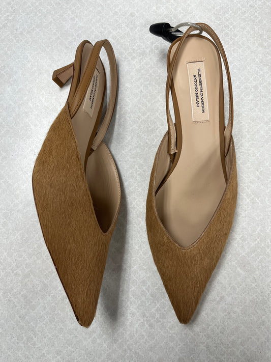 Shoes Heels Kitten By Antonio Melani In Tan, Size:6.5