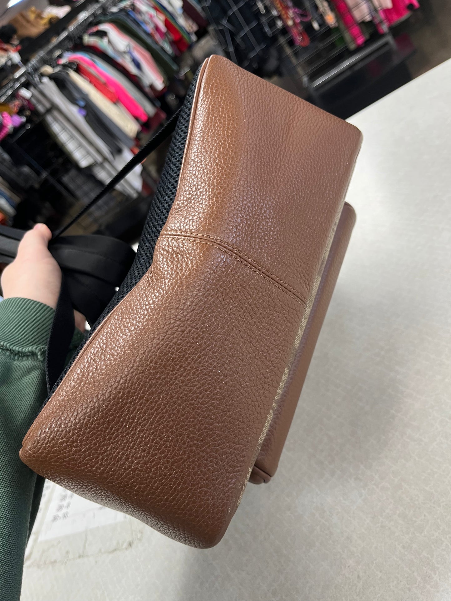 Backpack Designer By Coach In Tan, Size:Medium