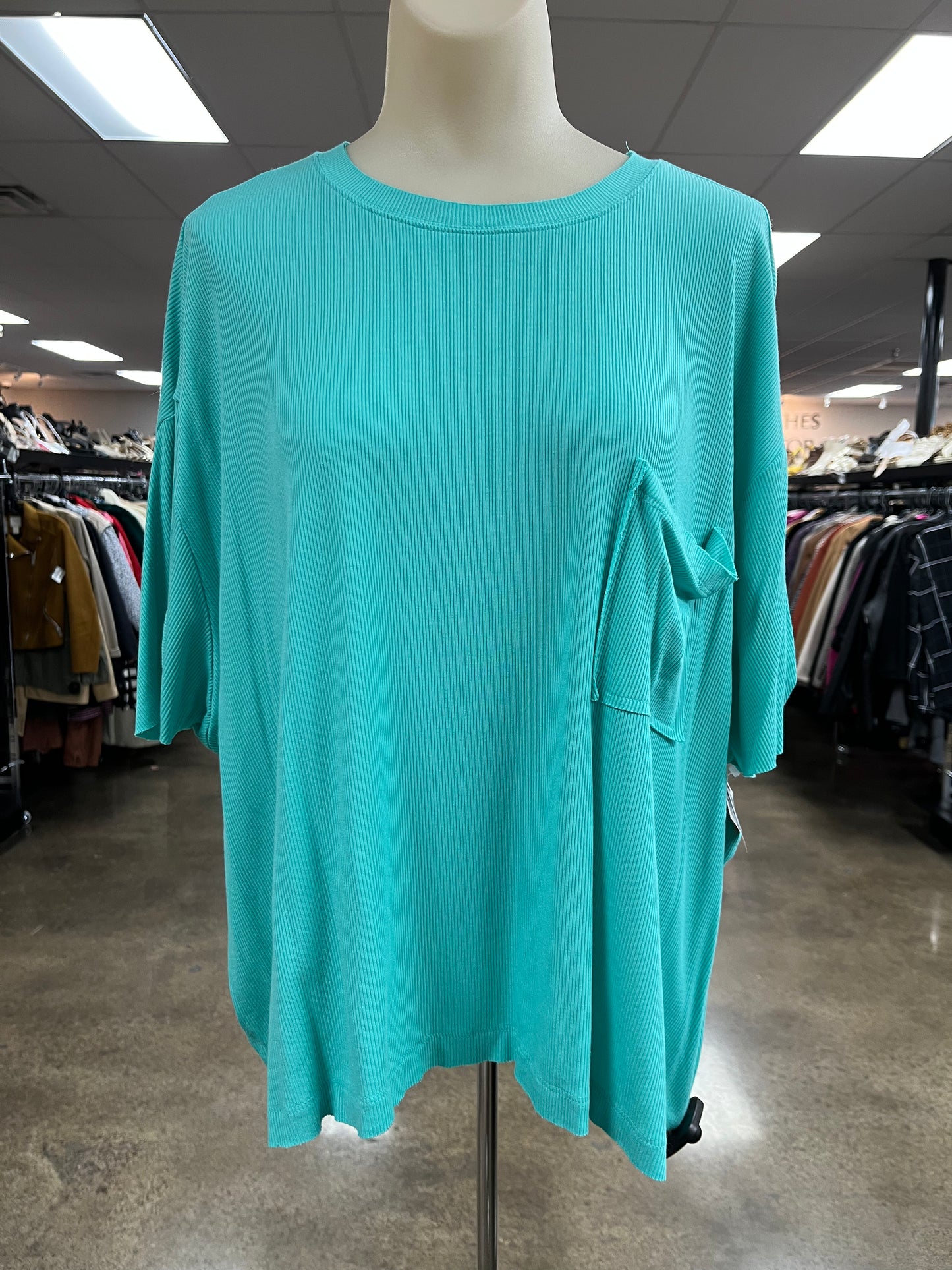 Top Ss By Zenana In Green, Size:L