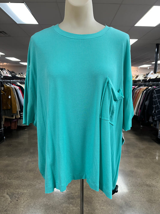 Top Ss By Zenana In Green, Size:L