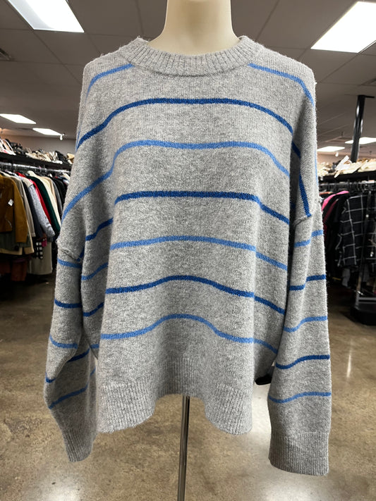 Sweater By American Eagle In Grey, Size:L