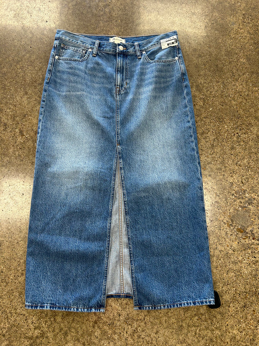 SKIRT MAXI by MADEWELL In BLUE DENIM, Size: 8/29