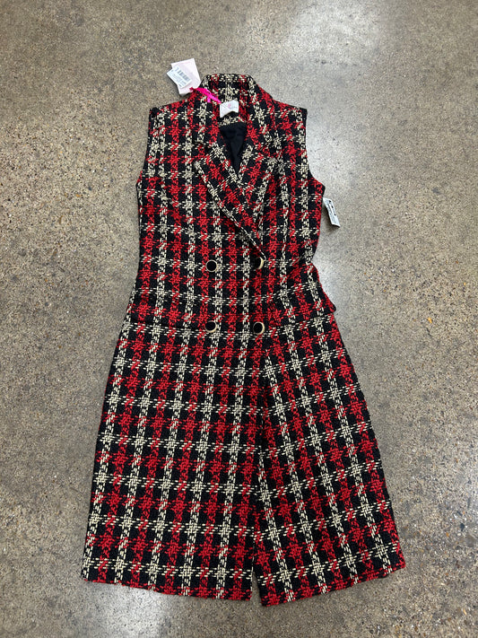 Vest Other By Julie Brown In Plaid Pattern, Size:S