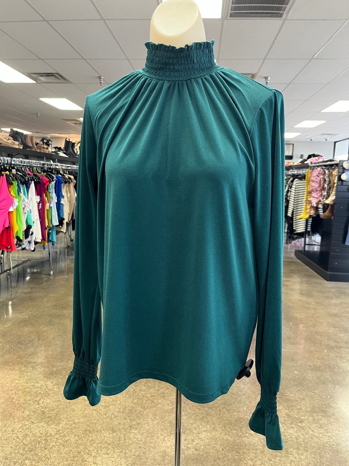 Top Ls By Banana Republic In Green, Size:Xs