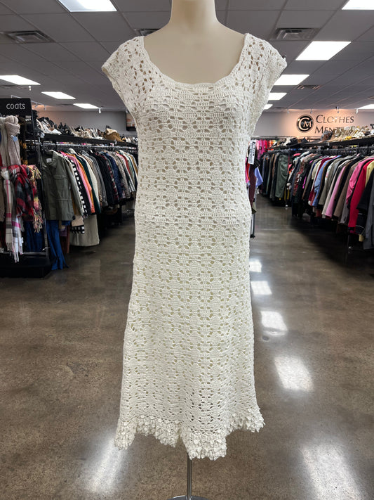 Dress Casual Maxi By Anthropologie In Cream, Size:S