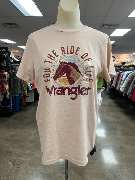 Top Ss By Wrangler In Pink, Size:S