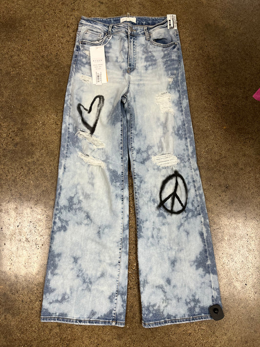 Jeans Flared By Risen In Blue Denim, Size:8