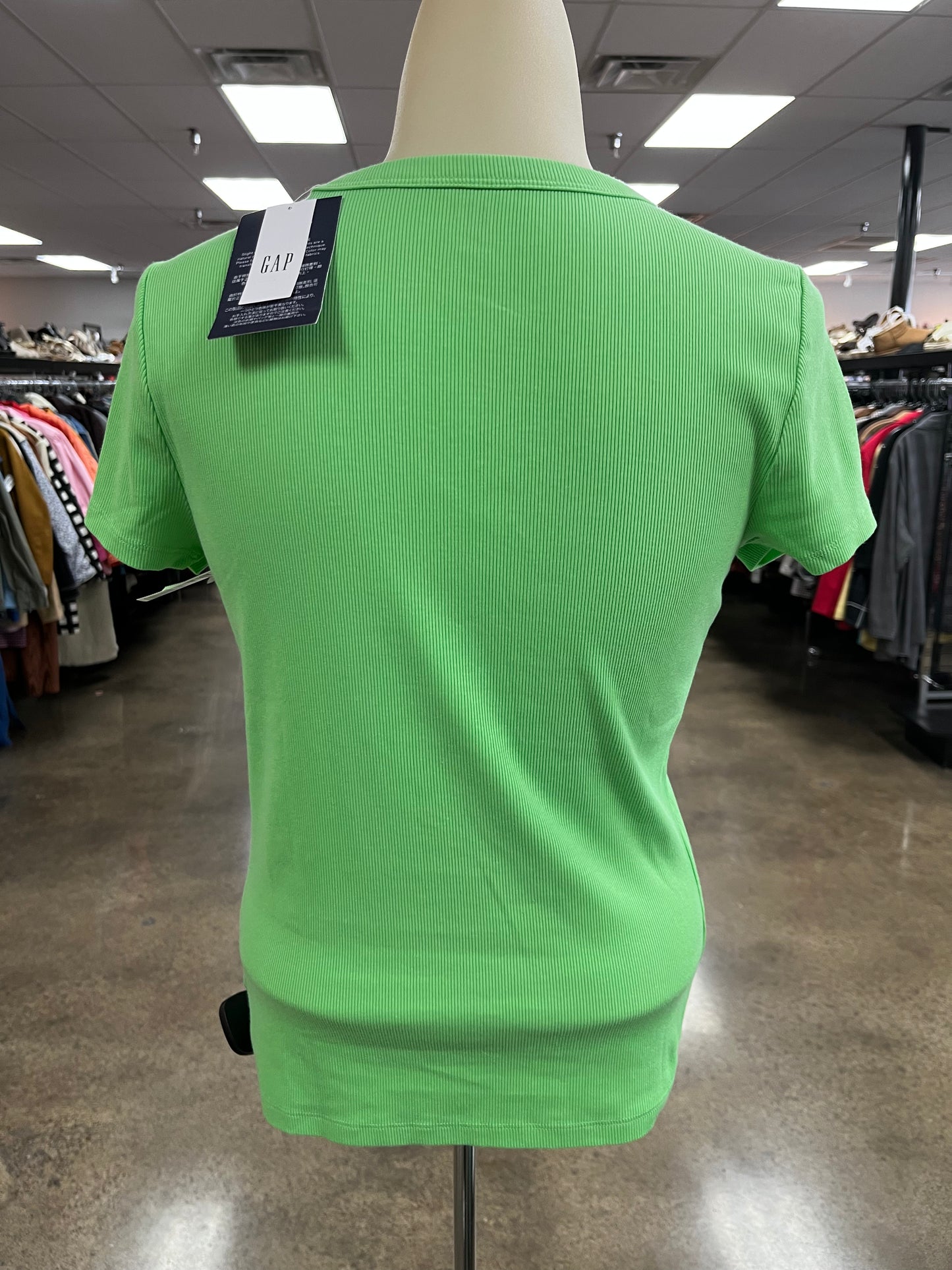 Top Ss Basic By Gap In Green, Size:S