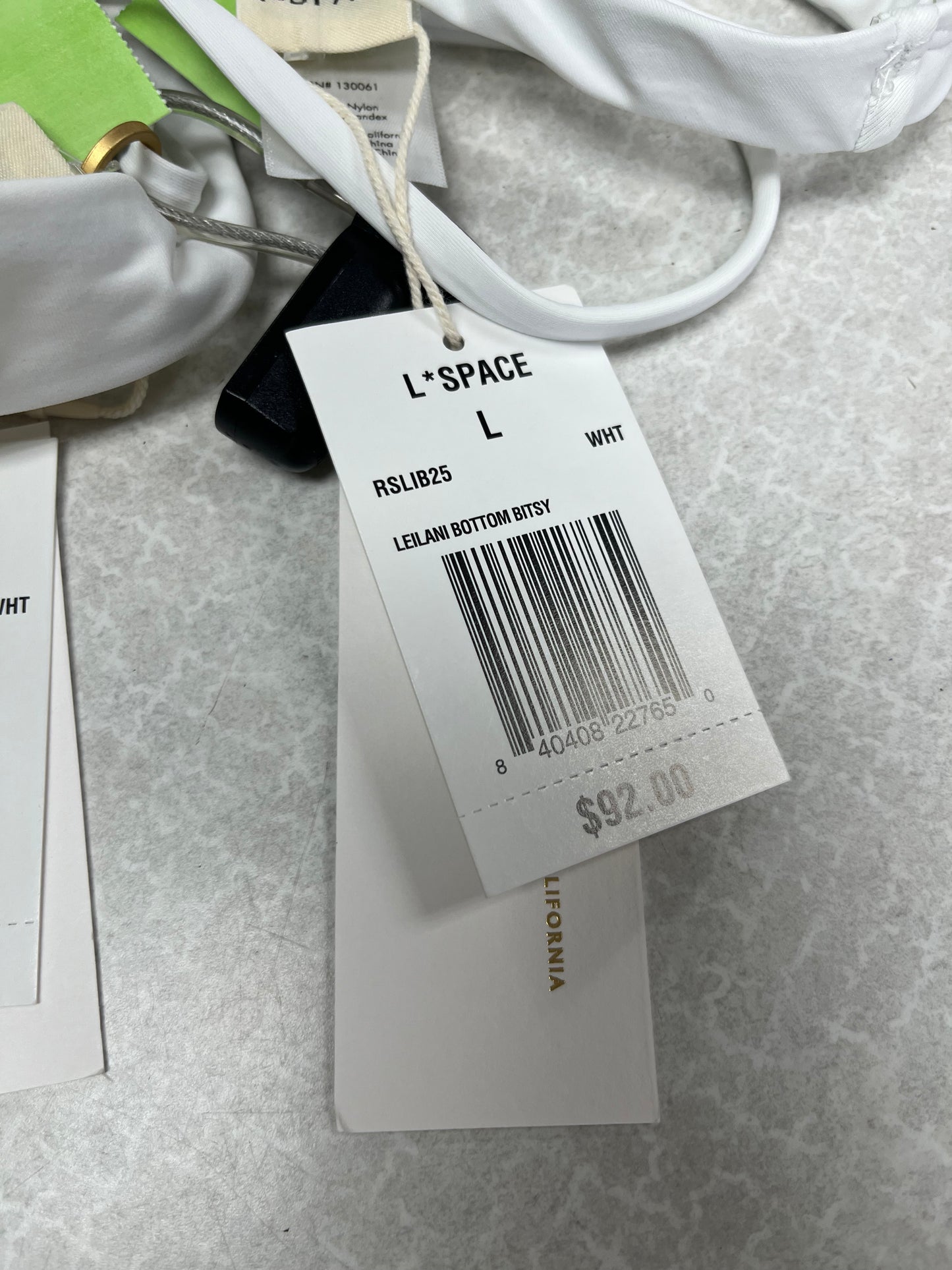 Swimsuit Bottom By Clothes Mentor In White, Size:L