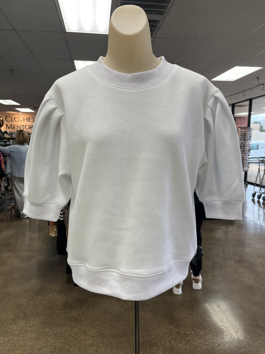 Top Ss By Clothes Mentor In White, Size:S