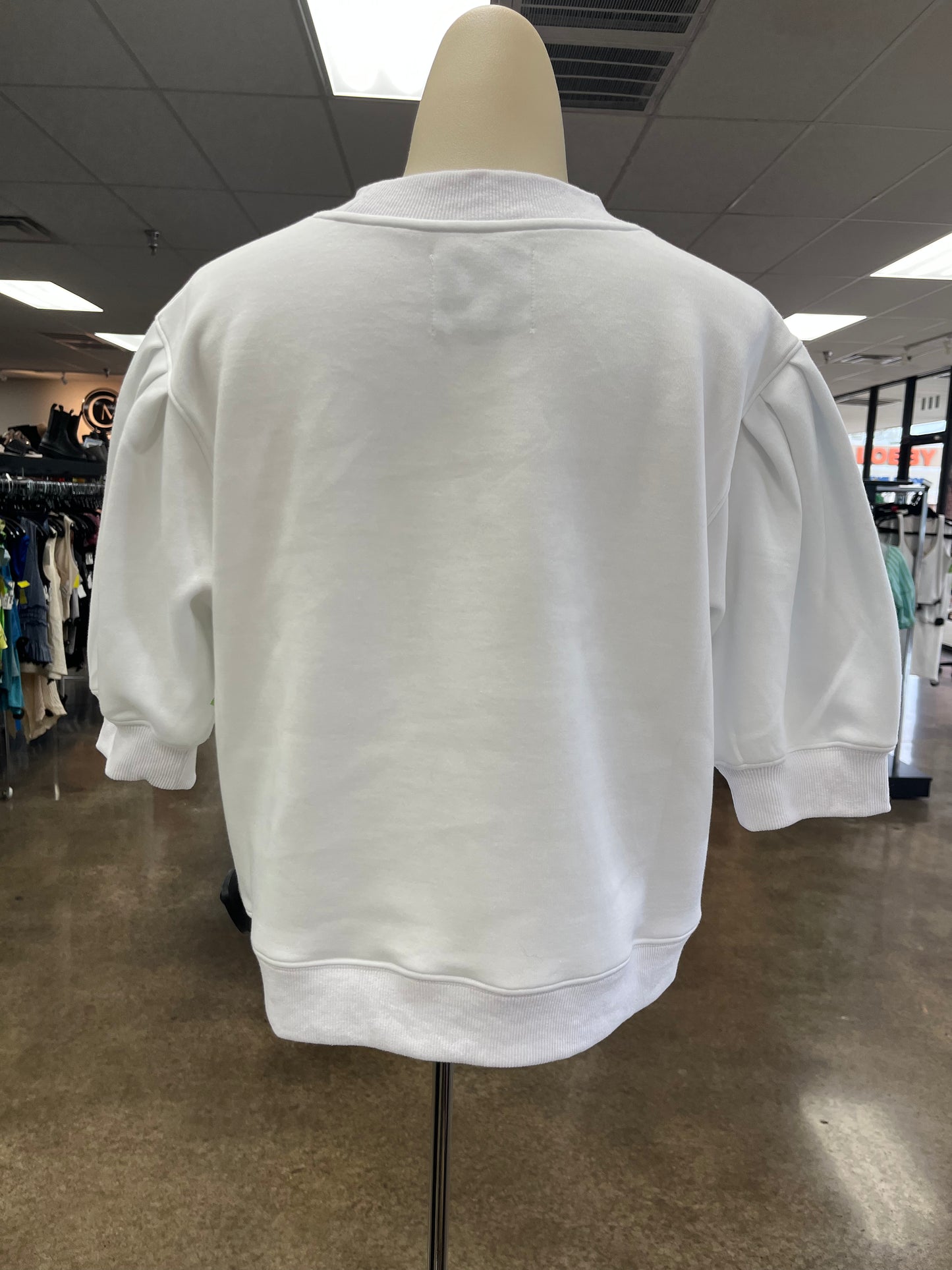 Top Ss By Clothes Mentor In White, Size:S