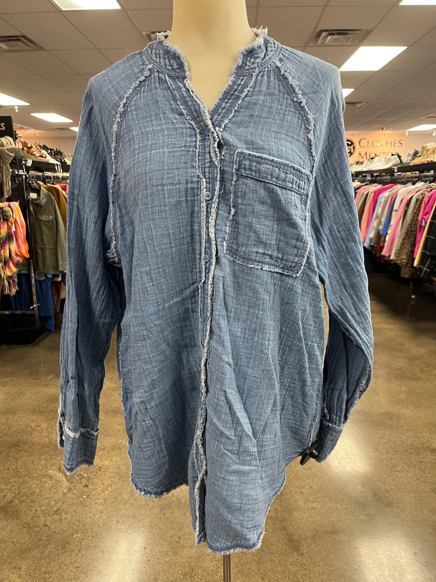 Top Ls By Aerie In Blue, Size:Xs