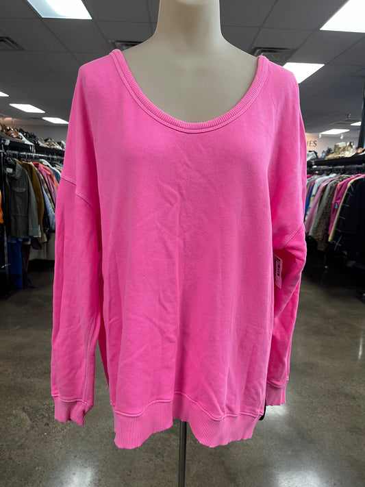 Sweatshirt Crewneck By Aerie In Pink, Size:Xs