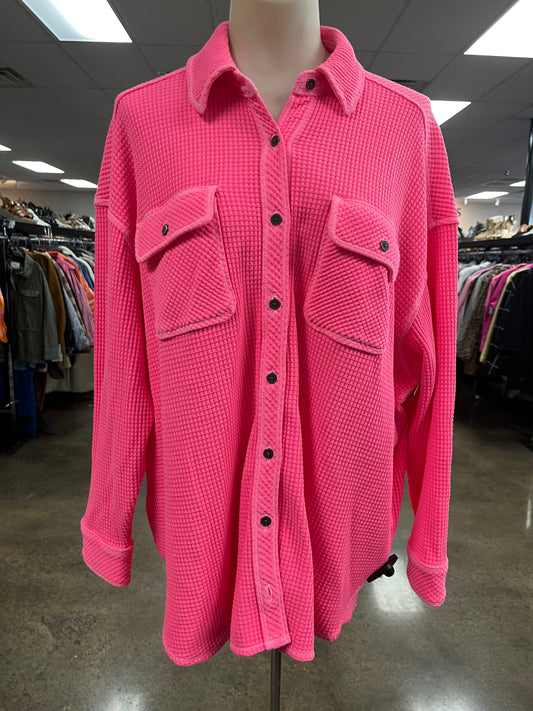 Top Ls By Aerie In Pink, Size:Xs